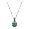 Swarovski Birthstone Pendant May Pendant Rhodium Shiny Green