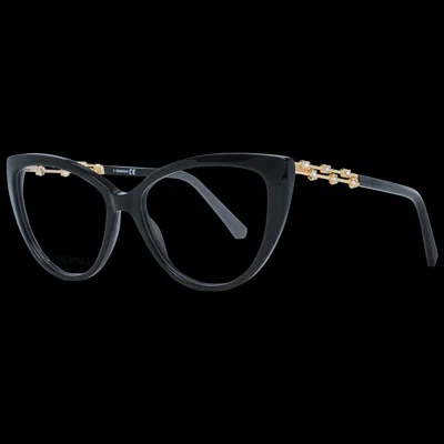 Swarovski Black Women Optical Frames In Gray