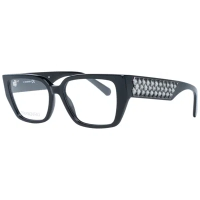 Swarovski Black Women Optical Frames In Blue