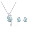 Swarovski Blue Iconic Swan Set