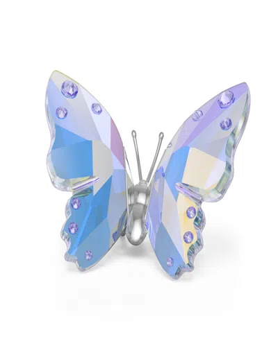 Swarovski Capsule Butterfly Crystal Figurine In Blue