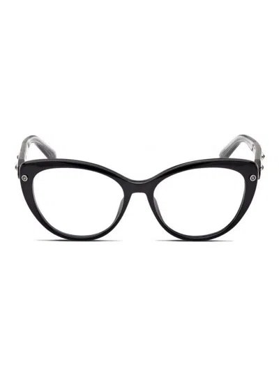 Swarovski Cat Eye Eyeglasses For Women In Black