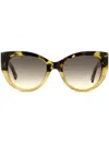 Swarovski Cat-eye Frame Sunglasses In Neutrals