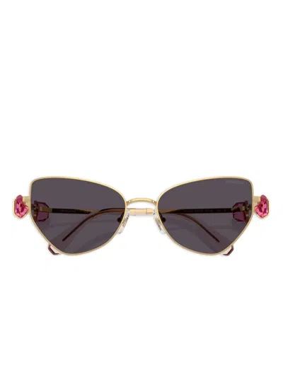 Swarovski Cat-eye-frame Sunglasses In Purple