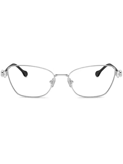 Swarovski Brille Im Cat-eye-design In Grey