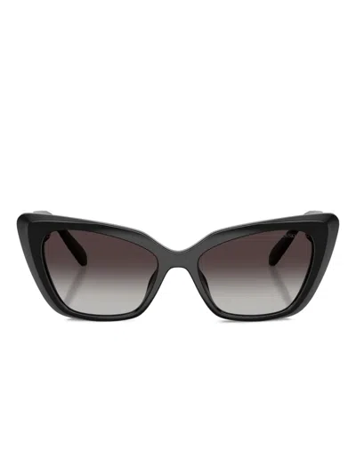 Swarovski Cat-eye Sunglasses In Black
