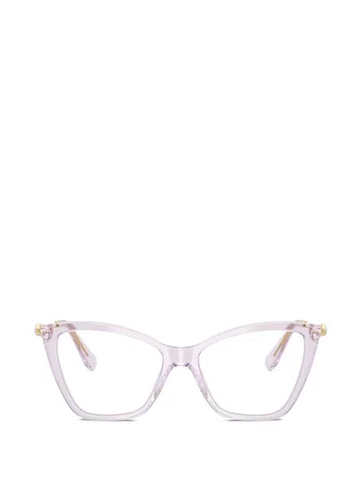 Swarovski Cat-eye Frames In Purple