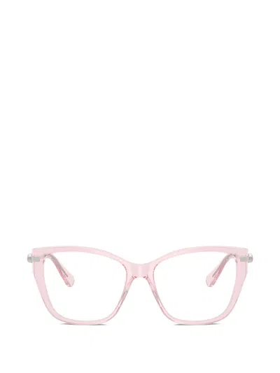 Swarovski Cat-eye Glasses In 핑크