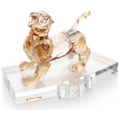 Swarovski Chinese Zodiac Tiger Figurine In Gold