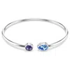 Swarovski Chroma Crystal-embellished Open Bangle In Multi