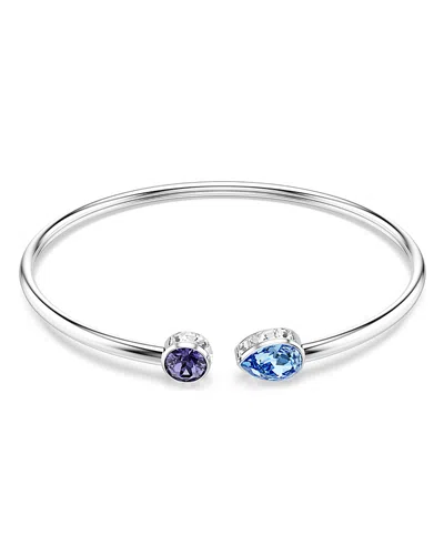 SWAROVSKI CHROMA CRYSTAL FLEXIBLE BANGLE BRACELET