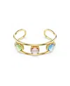 Swarovski Chroma Crystal Cuff Bracelet