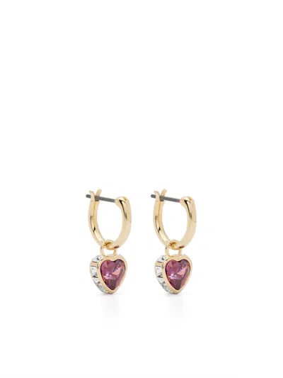 Swarovski Chroma Drop Earrings In Gold