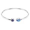 Swarovski Chroma Crystal-embellished Open Bangle In Yellow