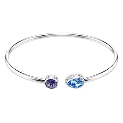 SWAROVSKI SWAROVSKI CHROMA RHODIUM PLATED BANGLE