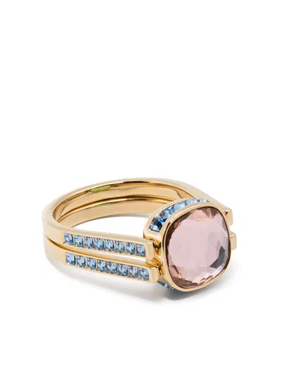 Swarovski Chroma Ring In Gold