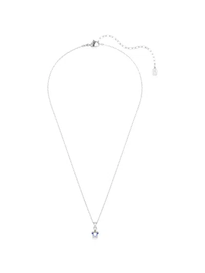 Swarovski Chroma Star Pendant Necklace In Silver
