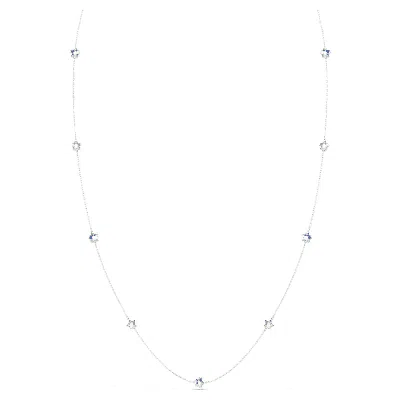 Swarovski Chroma Lange Halskette In White