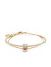 Swarovski Chroma Zirconium-embelllished Bangle In Gold