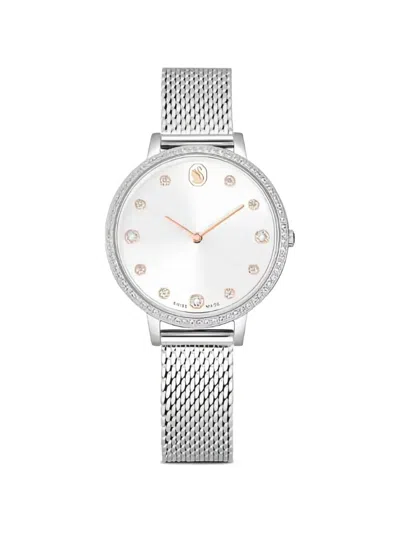 Swarovski Clarica 35mm Watch In White