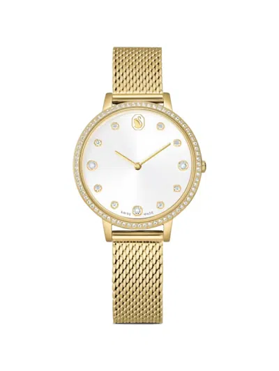 Swarovski Clarica 35mm Watch In White