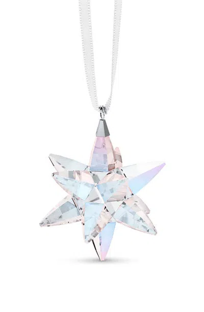 Swarovski Classic Shimmer Star Ornament In White