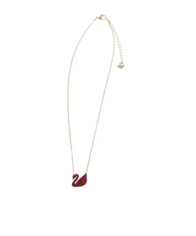 Swarovski Classic Swan Necklace In Yellow
