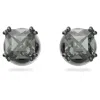 Swarovski Millenia Stud Earrings In Noir