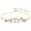 Swarovski Constella Gold-tone Plated Mixed Cuts Bracelet