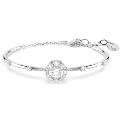 Swarovski Constella Dancing Stone Bangle In White