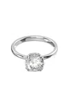 Swarovski Constella Cocktail Ring Round S Rhodium Shiny White White In White