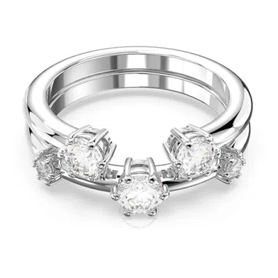 Swarovski Constella Cocktail Ring Db Rhodium Shiny White