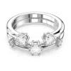 Swarovski Constella Cocktail Ring Db Rhodium Shiny White In White