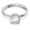 Swarovski Constella Cocktail Ring Round S Rhodium Shiny White White In White