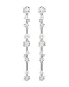 Swarovski Constella Drop-ohrhänger In Silver
