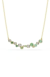Swarovski Constella Gold-tone Plated Necklace In Gold