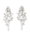 Swarovski Constella Crystal-embellished Clip Earrings In Metallic