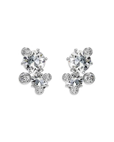 Swarovski Constella Crystal Stud Earrings In Metallic