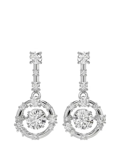 Swarovski Constella Crystal-embellished Earrings In Metallic
