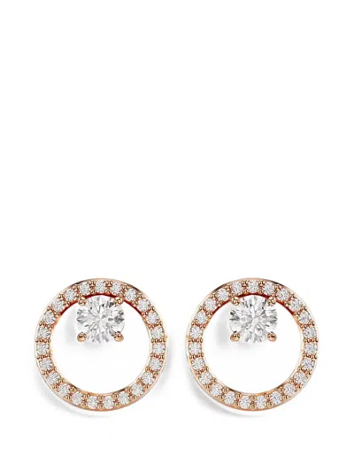 Swarovski Constella Crystal-embellished Earrings In Gold