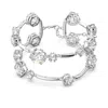 Swarovski Constella Double Bangle In White