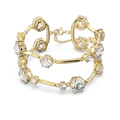 Swarovski Constella Double Bangle In White