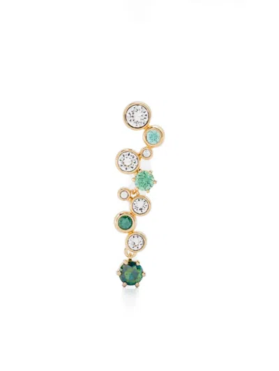 Swarovski Constella Drop Earrings In Gold