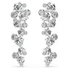 Swarovski Constella Rhodium Plated Drop Earrings