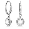 Swarovski Constella Drop Earrings In White
