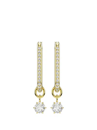 Swarovski Constella Crystal Hoop Earrings In Multi
