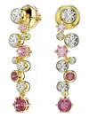 Swarovski Constella Gold-tone Crystal Necklace Set In Multi
