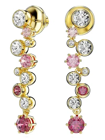 Swarovski Constella Gold-tone Crystal Necklace Set In Multi