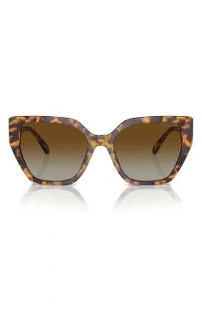 Swarovski Constella Gradient 57mm Pillow Sunglasses In Transparent