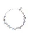 Swarovski Constella Mixed-cut Crystal Bracelet In Metallic
